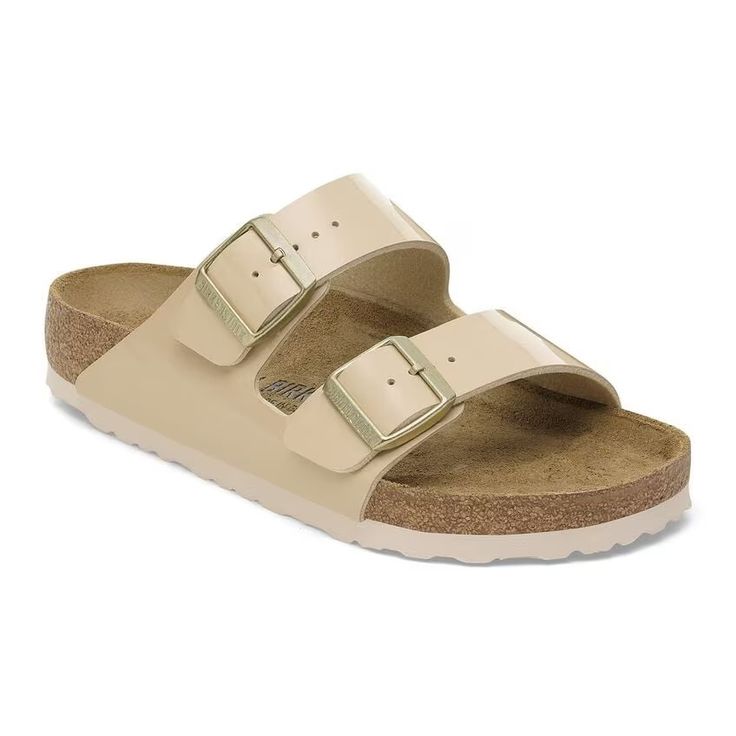 BIRKENSTOCK- ARIZONA BIRKO-FLOR PATENT SANDAL