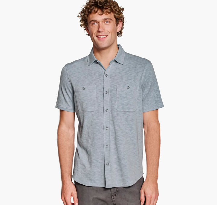 JOHNSTON & MURPHY - RILEY SHORT-SLEEVE KNIT SHIRT