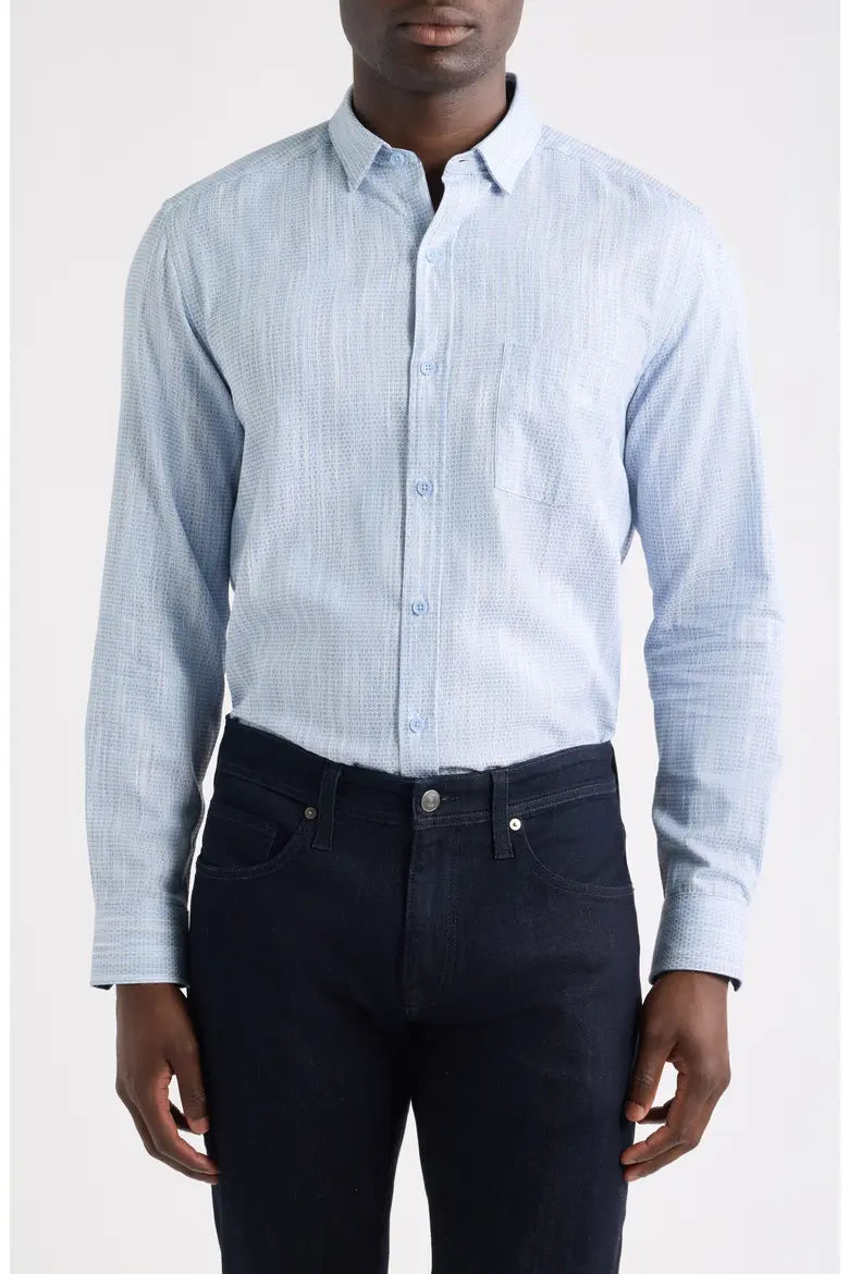 JOHNSTON & MURPHY - COLLIN JACQUARD SHIRT