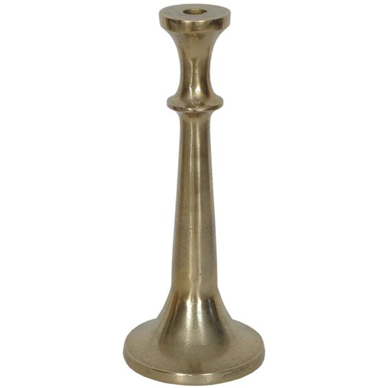 INDIA HOUSE- ALUMINUM TAPER CANDLE HOLDER 14"