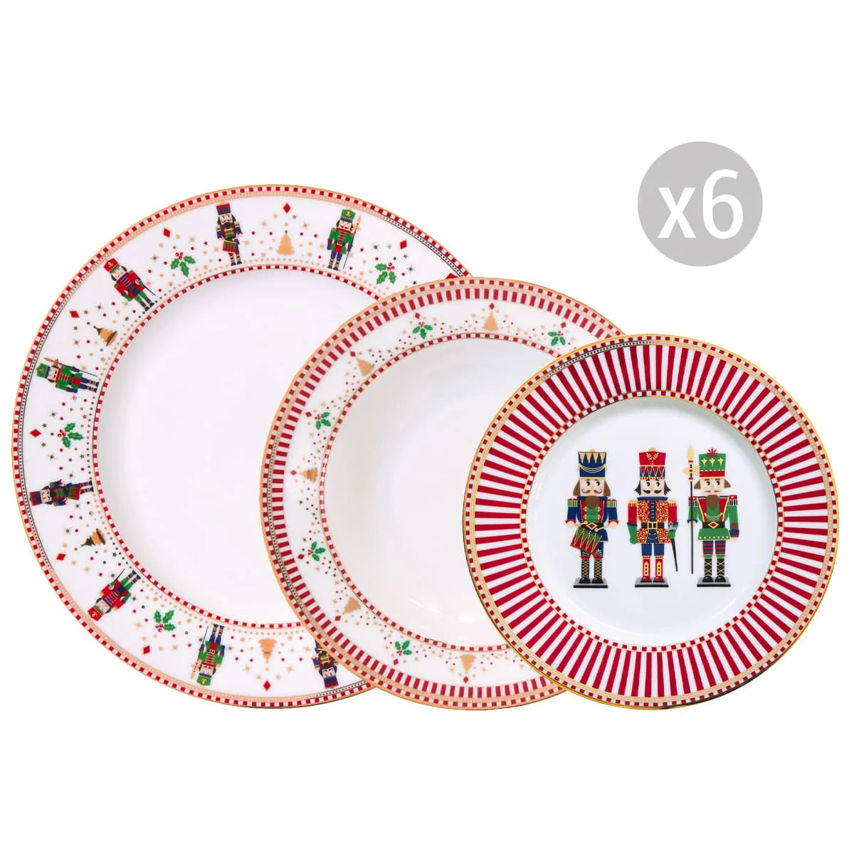 EASY LIFE - NUTCRACKER 26.5cm (10.5in) DINNER PLATE