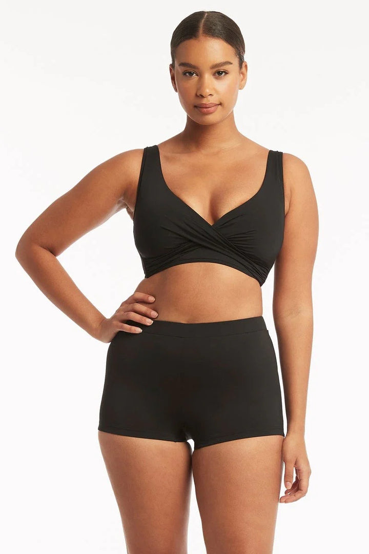 SEA LEVEL- WOMEN'S ECO ESSENTIALS KATIE BOYLEG SJWIM BOTTOM