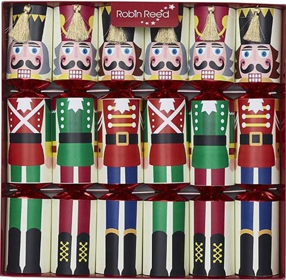 ROBIN REED- RACING NUTCRACKER CHRISTMAS CRACKERS
