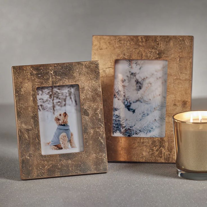 ZODAX- GOLD LEAF PHOTO FRAME 4X6