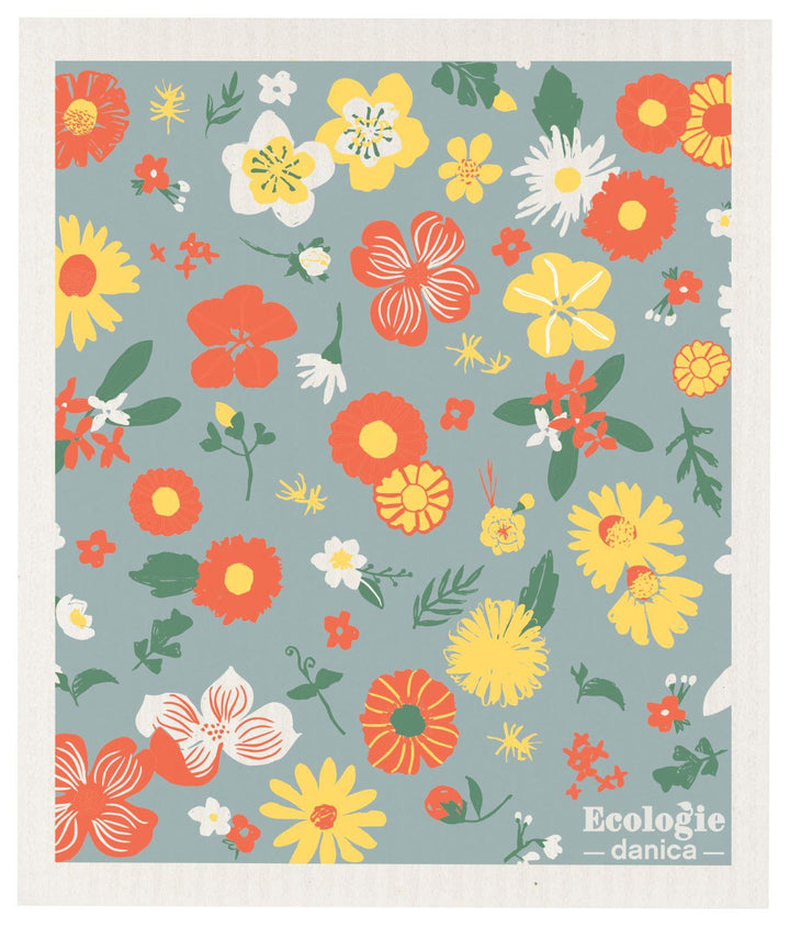 DANICA- Flowers Of The Month Swedish Sponge Cloth