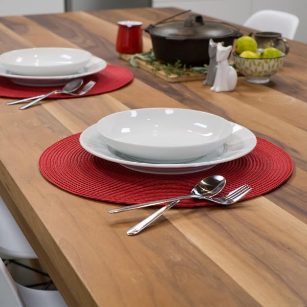 DANICA- Disko Circular Placemat Chili Red