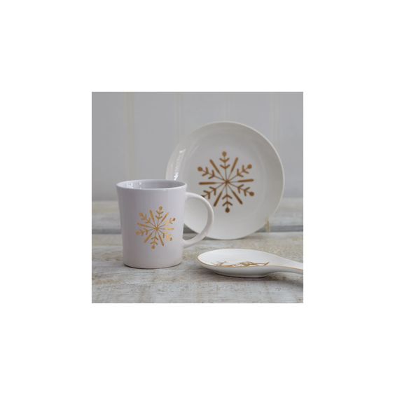 HARMAN- SNOWFLAKE PLATE SET 