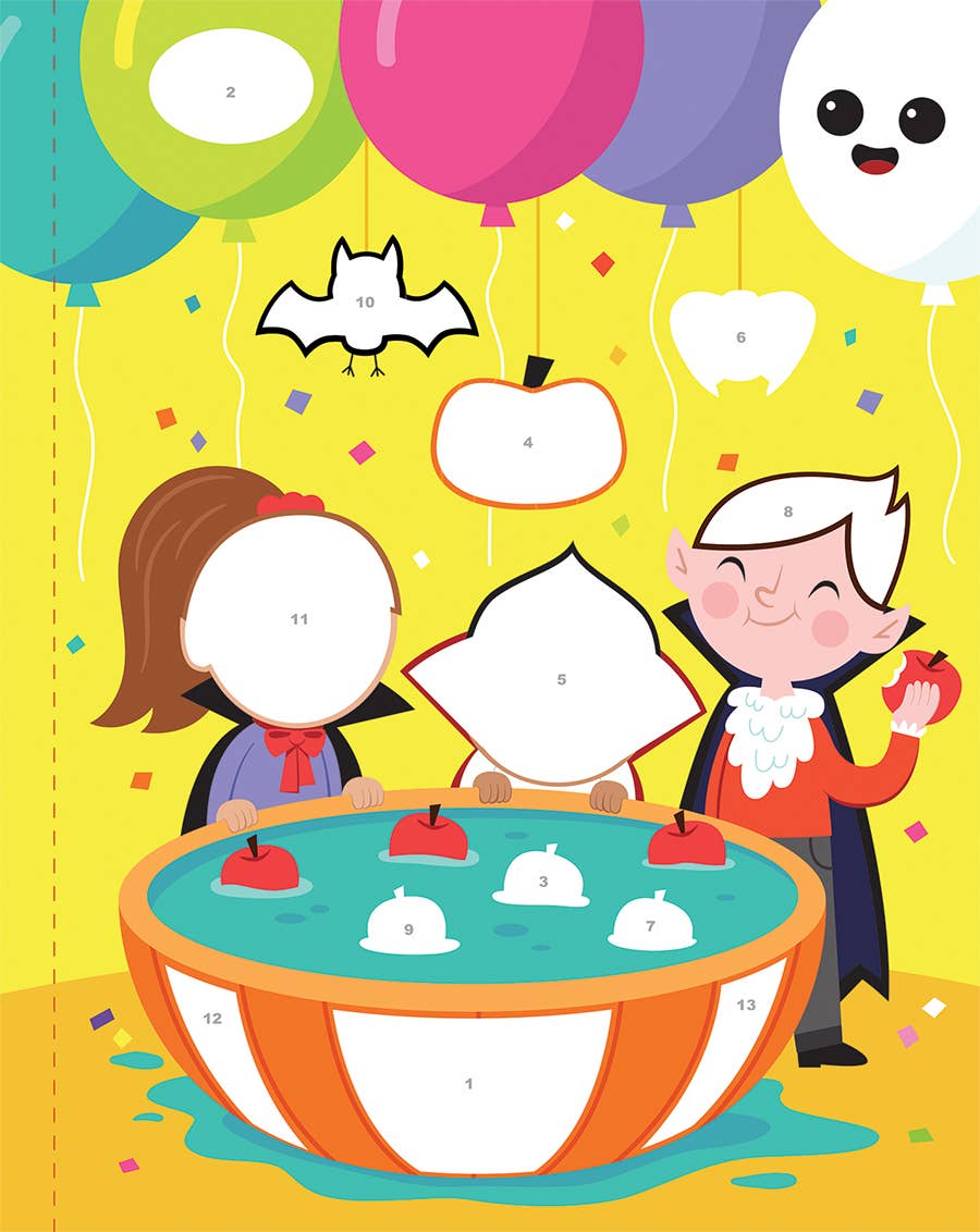 My Very First Sticker by Number Halloween
