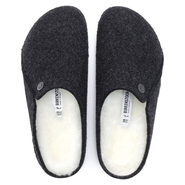 BIRKENSTOCK- ZERMATT SHEARLING WOOL FELT SLIPPER