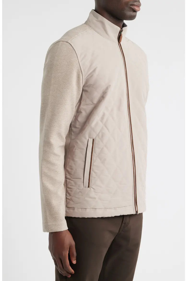 JOHNSTON & MURPHY - QUILTED FULL-ZIP