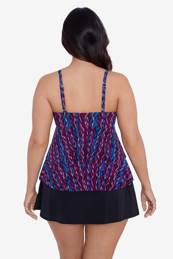 TRIMSHAPER- WOMEN'S LEONA SERAPE TANKINI