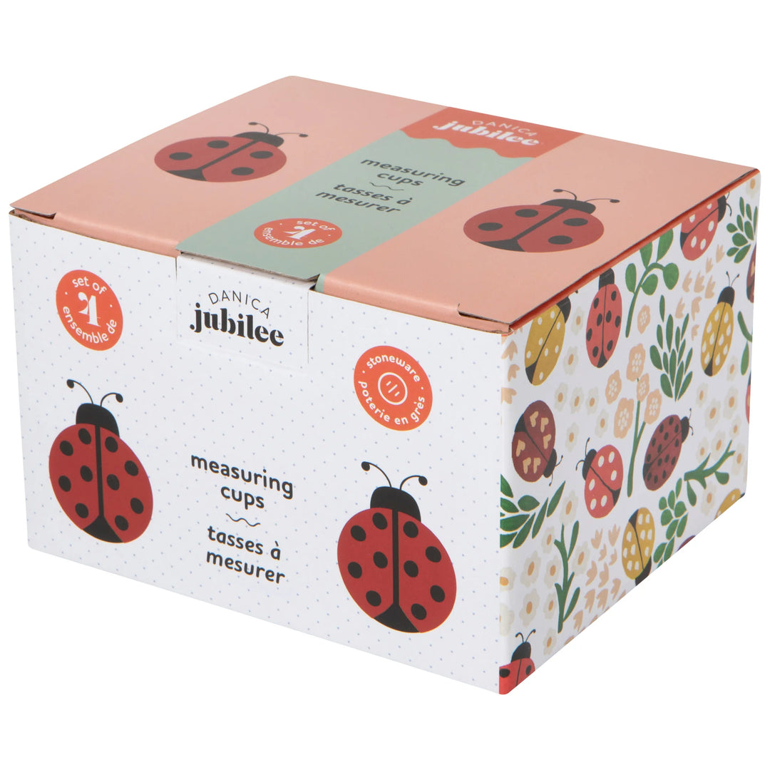 DANICA - SET/4 MEASURING CUPS LADYBUGS