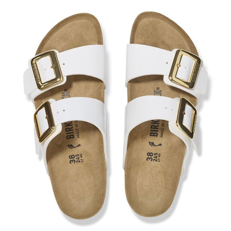 BIRKENSTOCK- WOMEN'S SYDNEY LUXXE BUCKLE BIRKO FLOR PATENT SANDAL