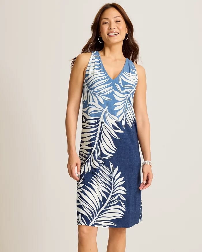 TOMMY BAHAMA - WOMEN'S CARMELA COASTAL FRONDS DRESS