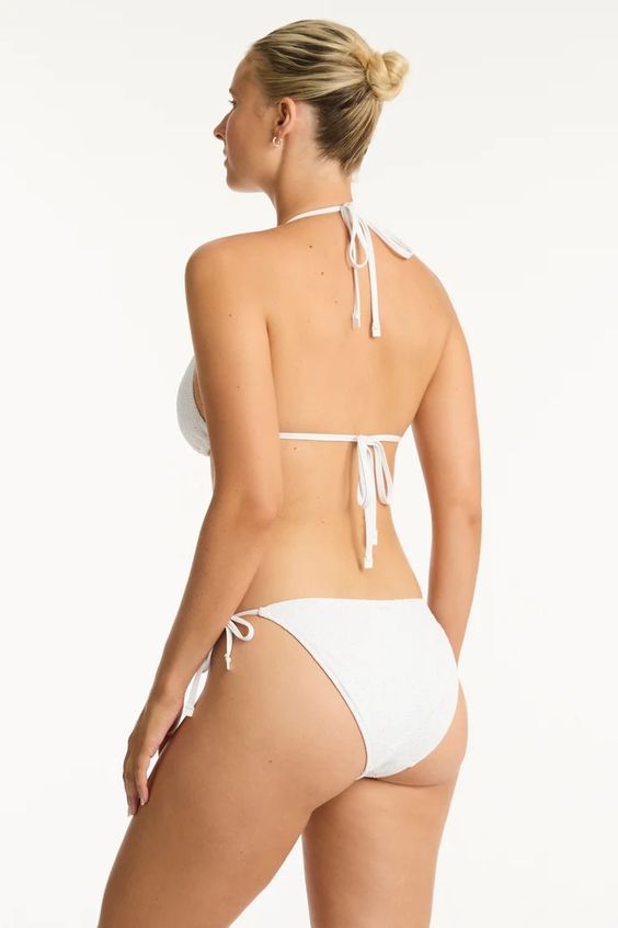 SEA LEVEL- WOMEN'S INTERLACE TIE SIDE SWIM BOTTOM