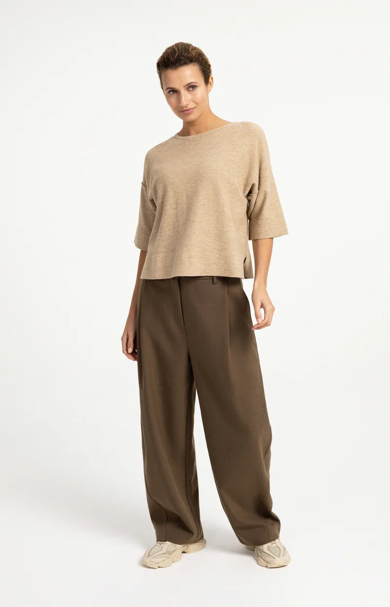 YAYA - OVERSIZED KNITTED TSHIRT