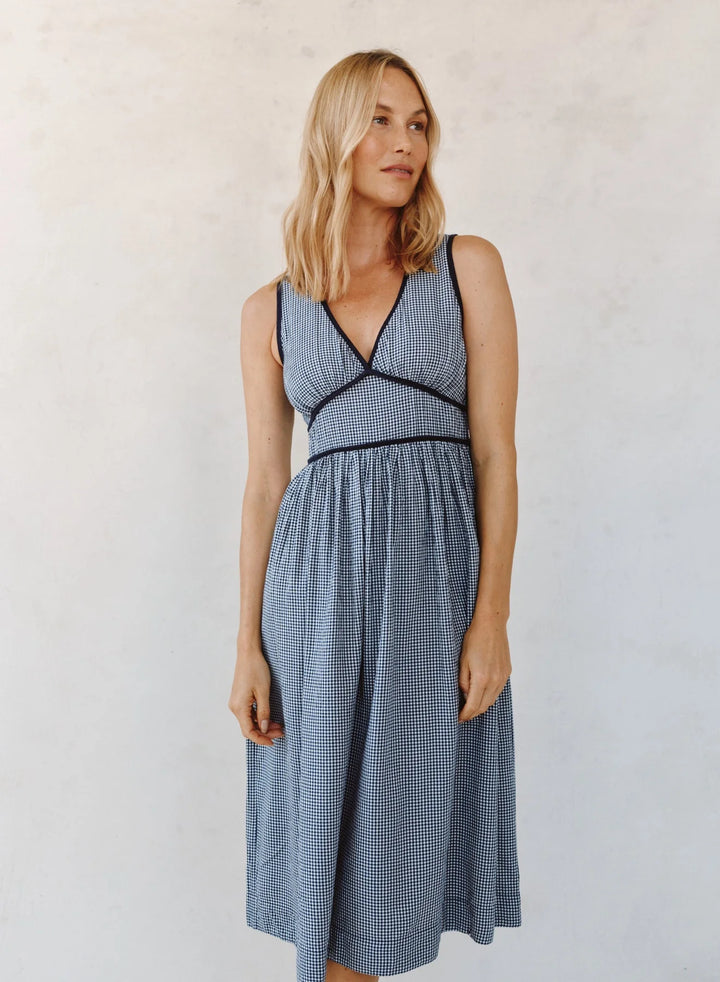 BELLA DAHL - WOMEN'S V-NECK MIDI DRESS