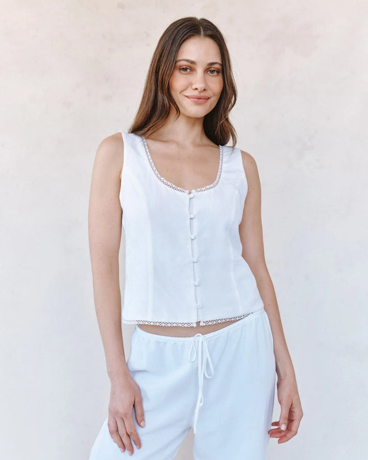 BELLA DAHL - WOMEN'S FITTED BODICE TOP