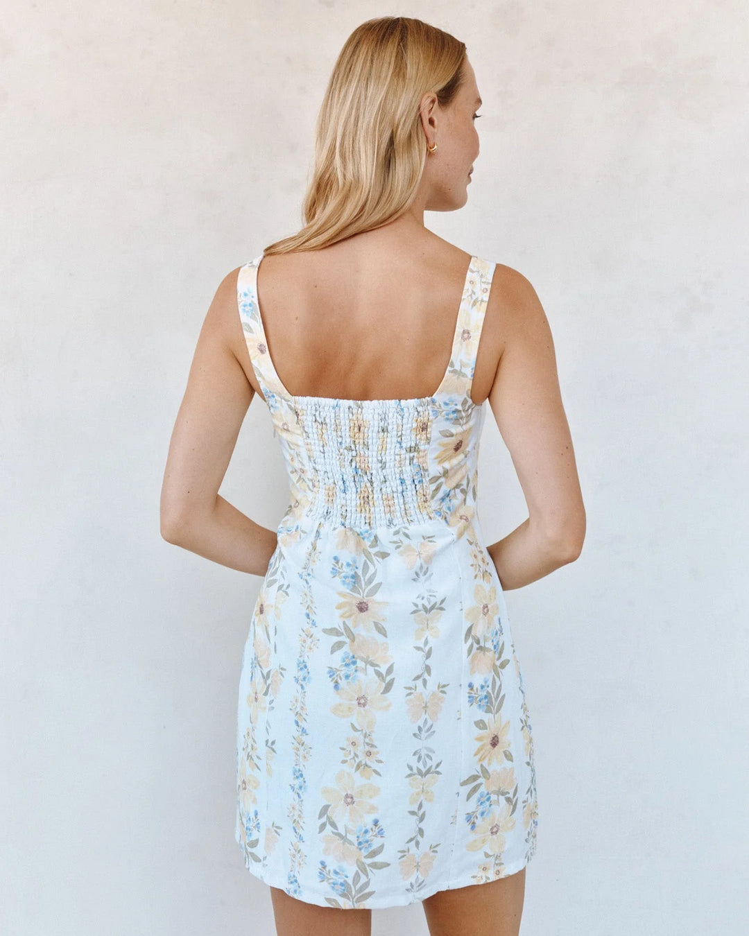 BELLA DAHL - WOMEN'S FITTED SMOCKED BACK DRESS