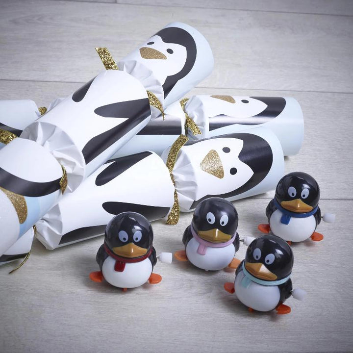 ROBIN REED- RACING PENGUIN CHRISTMAS CRACKERS