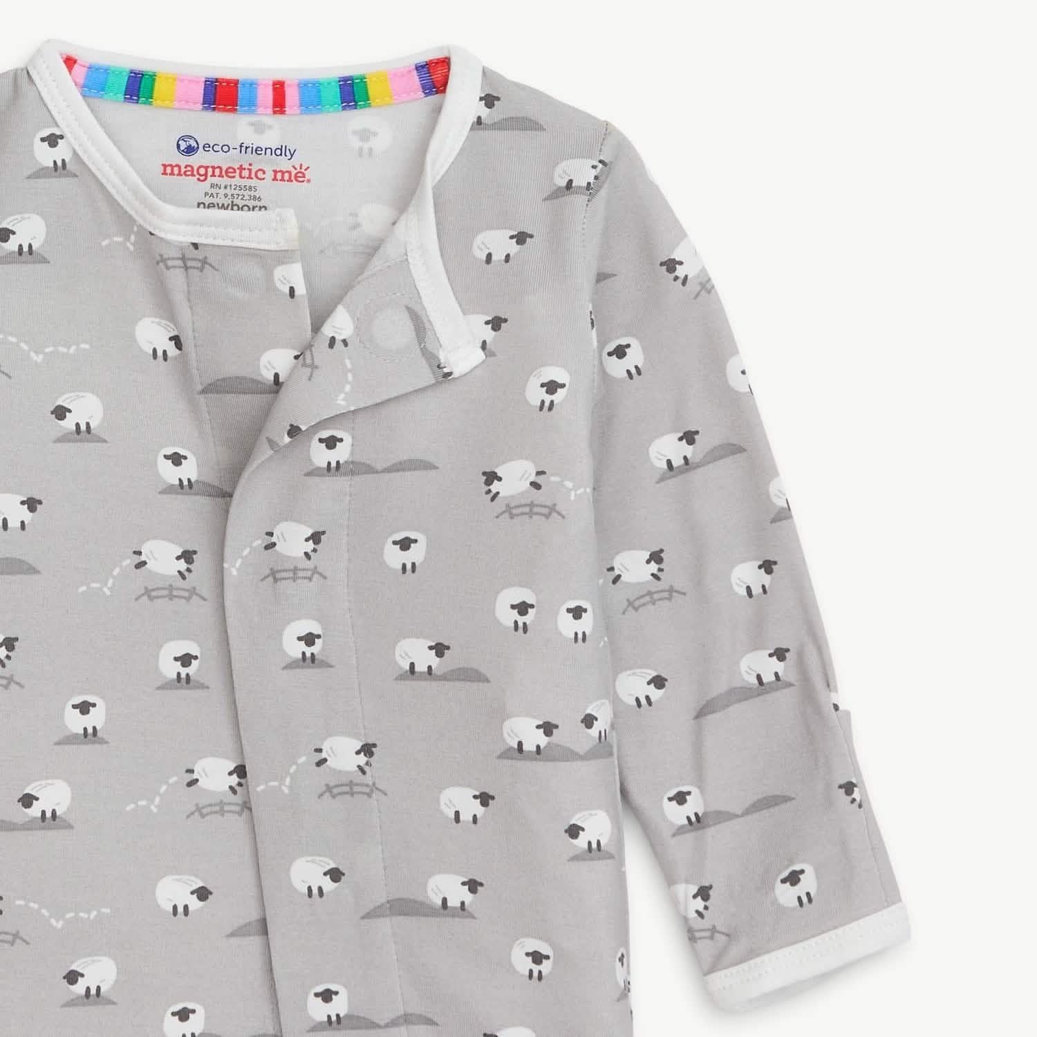 MAGNETIC ME - BAA BAA BABY GRAY MODAL MAGNETIC FOOTIE