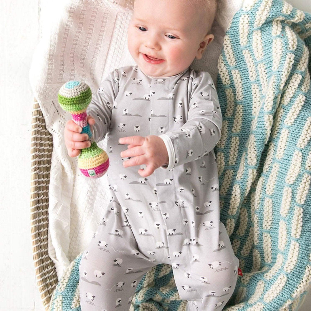 MAGNETIC ME - BAA BAA BABY GRAY MODAL MAGNETIC FOOTIE
