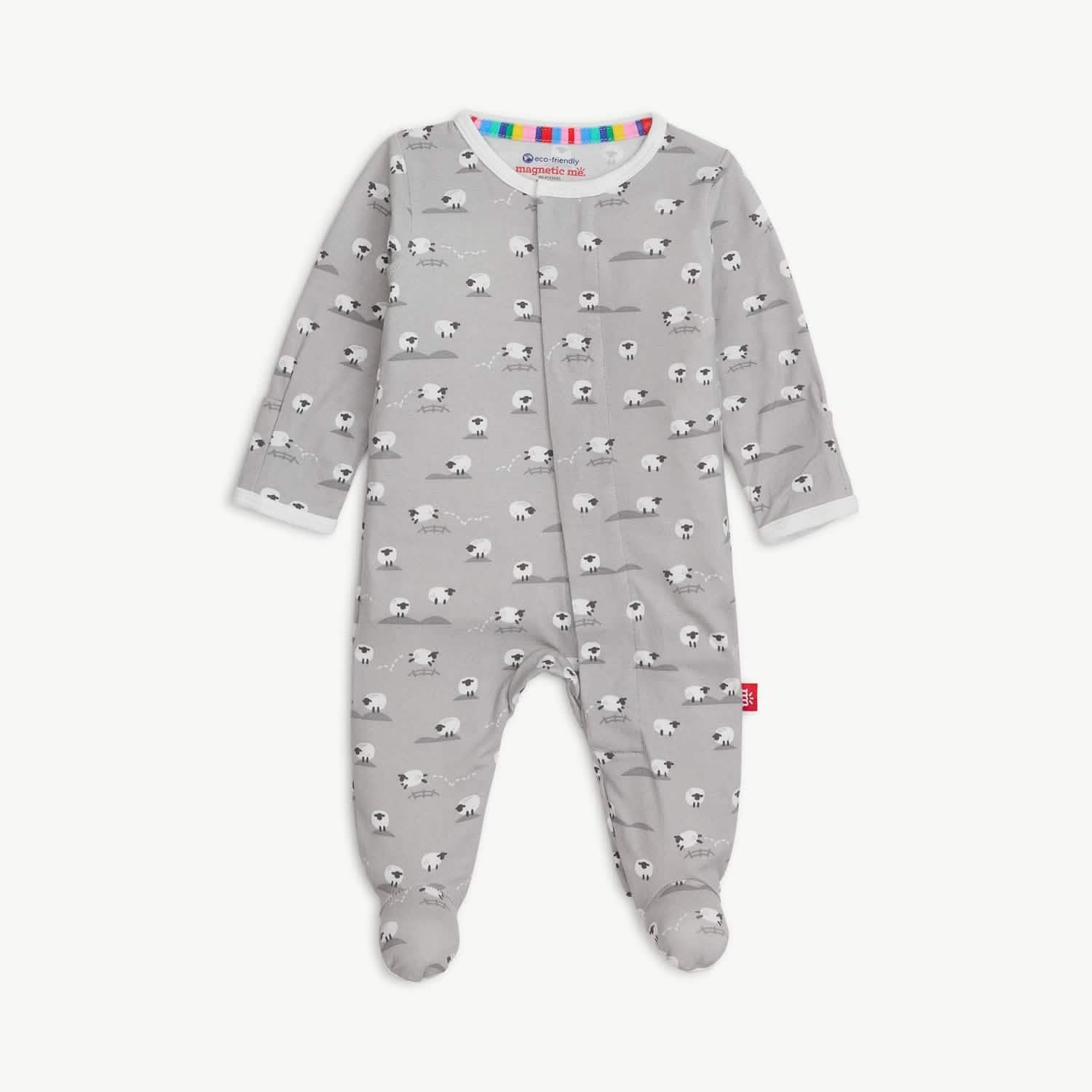 MAGNETIC ME - BAA BAA BABY GRAY MODAL MAGNETIC FOOTIE