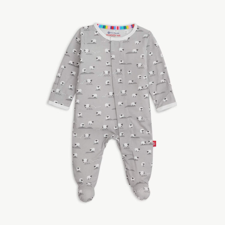 MAGNETIC ME - BAA BAA BABY GRAY MODAL MAGNETIC FOOTIE
