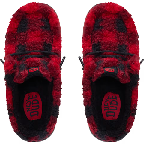 HEY DUDE - YOUTH WALLY SLIPPER Y BUFFALO PLAID