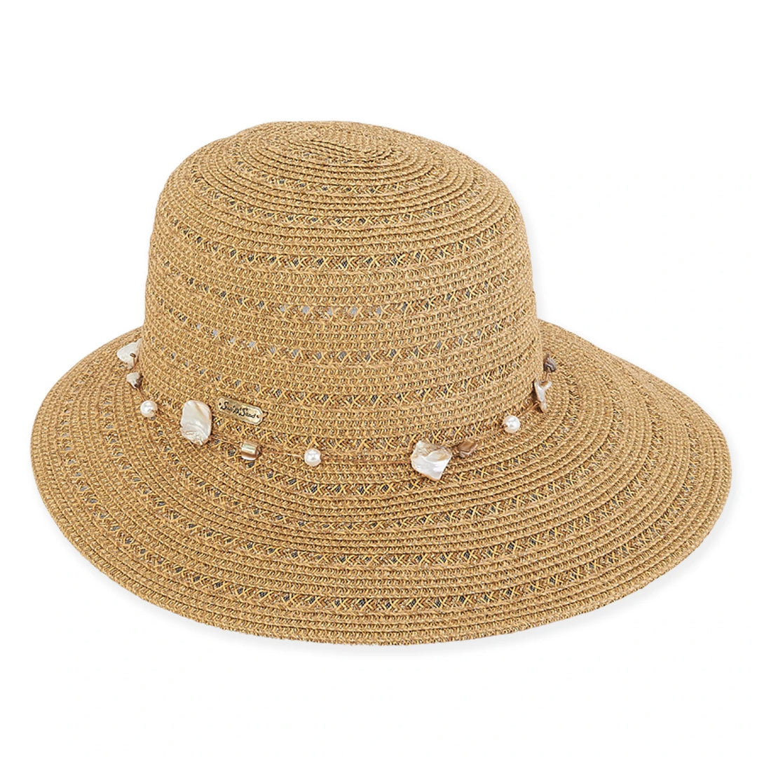 SUN 'N' SAND - HH1739 PAPER BRAID TAPERED BUCKET