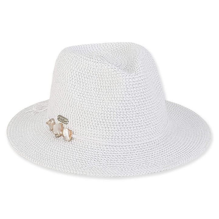 SUN 'N' SAND - HH2209 PAPER BRAID FEDORA
