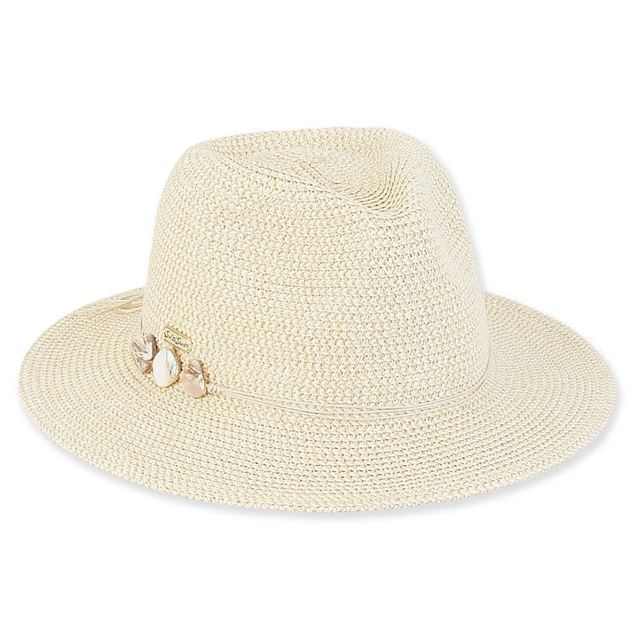 SUN 'N' SAND - HH2209 PAPER BRAID FEDORA