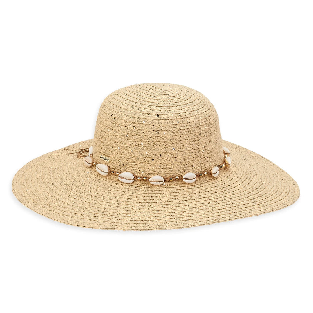 SUN 'N' SAND -HH2521 PAPER BRAID FLOPPY HAT