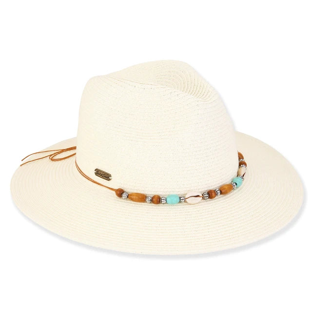 SUN 'N' SAND - HH3092 PAPER BRAID SAFARI HAT