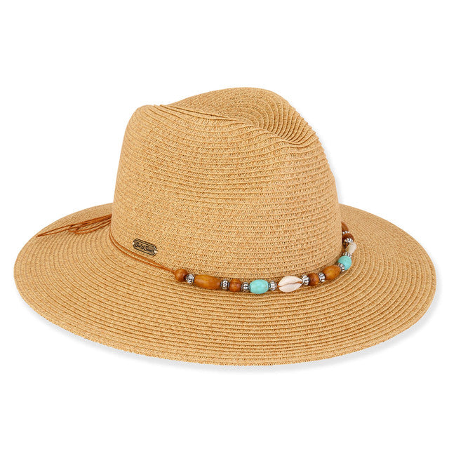 SUN 'N' SAND - HH3092 PAPER BRAID SAFARI HAT