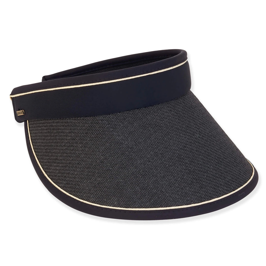 SUN 'N' SAND - HH3151 PAPER STRAW/CHINLON VISOR