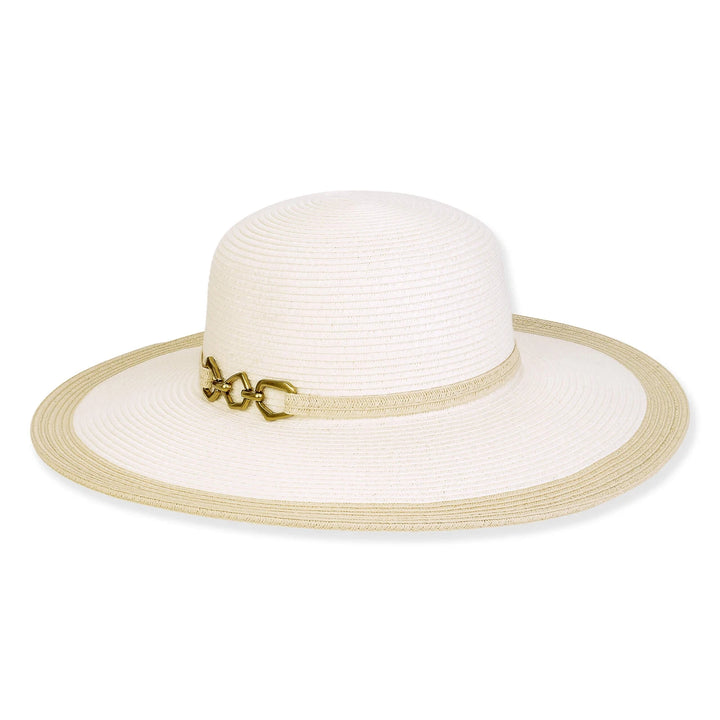 SUN 'N' SAND - HH3279 PAPER BRAID FLOPPY HAT
