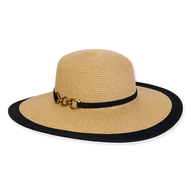 SUN 'N' SAND - HH3279 PAPER BRAID FLOPPY HAT