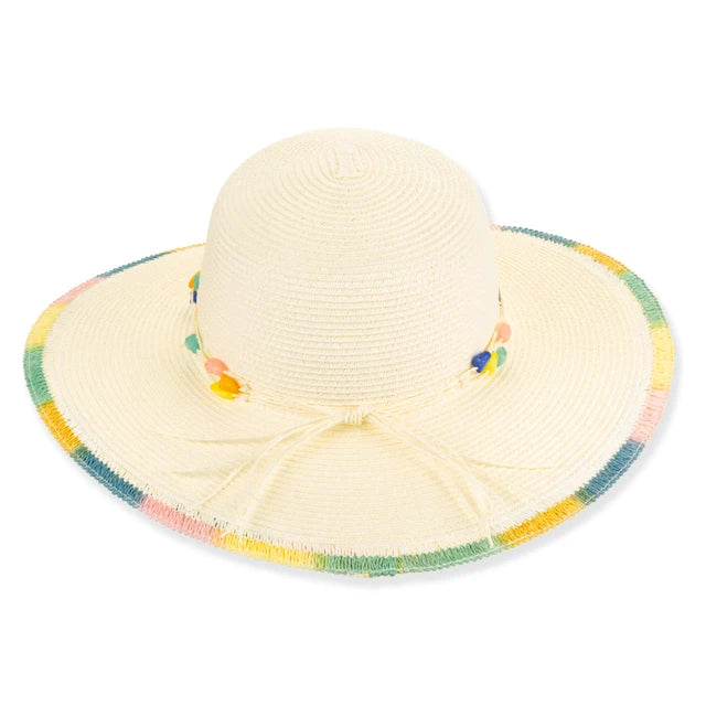 SUN 'N' SAND - HH3426 PAPER BRAID FLOPPY HAT