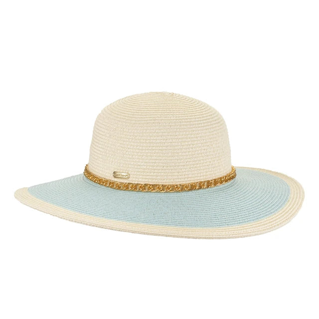 SUN 'N' SAND - HH3441 PAPER BRAID FLOPPY HAT