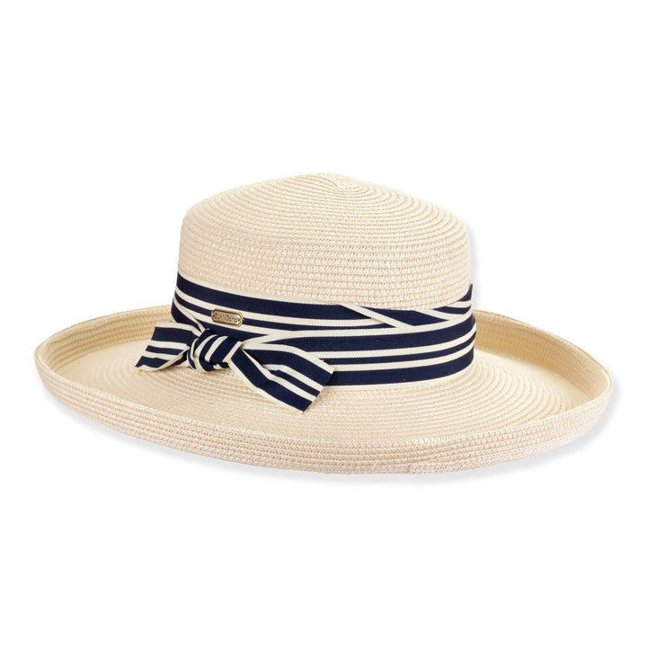 SUN 'N' SAND - HH3451 PAPER BRAID BOATER HAT