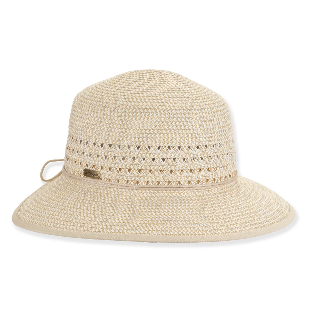SUN 'N' SAND - HH3483 PAPER BRAID BACKLESS HAT