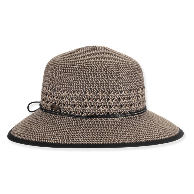 SUN 'N' SAND - HH3483 PAPER BRAID BACKLESS HAT
