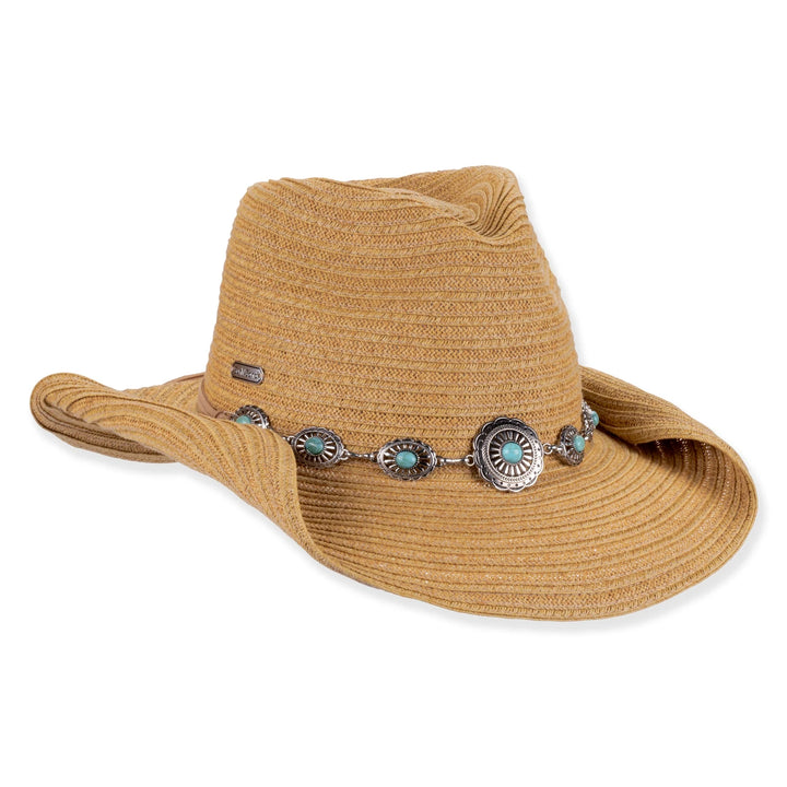 SUN 'N' SAND - HH3521 PAPER BRAID WESTERN HAT