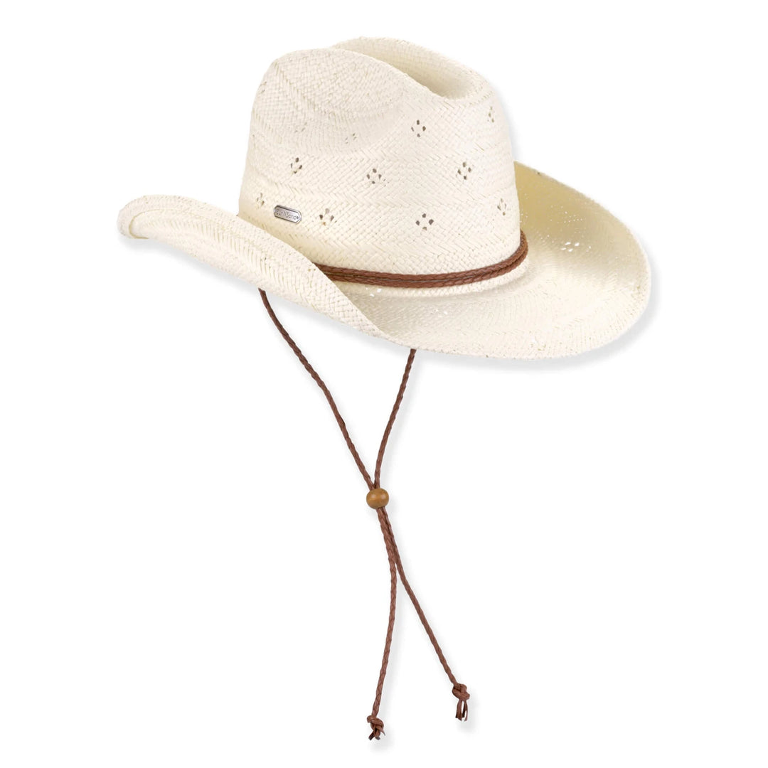SUN 'N' SAND - HH3532 PAPER STRAW WESTERN HAT