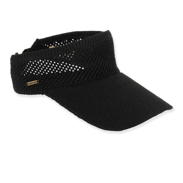 SUN 'N' SAND - HH3550 POLY KNIT VISOR