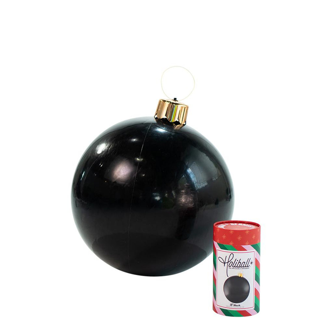 HOLIBALL- 18" BLACK INFLATABLE BALL