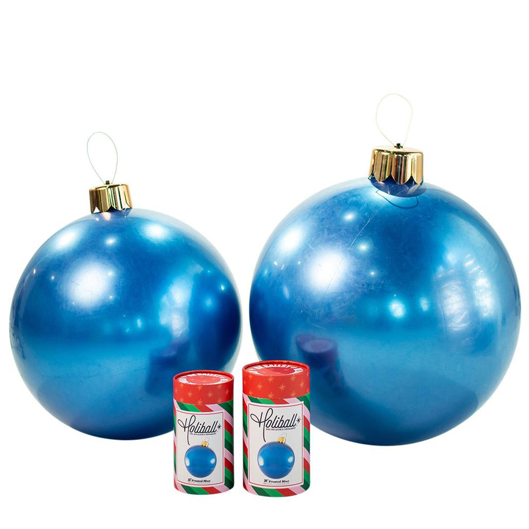 HOLIBALL- 18" FROSTED BLUE INFLATABLE BALL