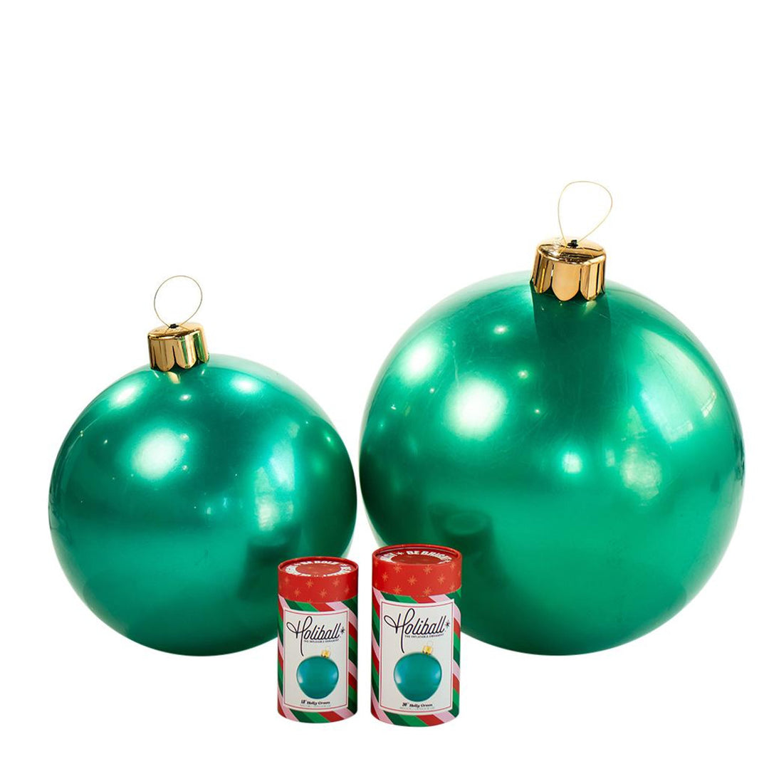 HOLIBALL- 18" HOLLY GREEN INFLATABLE BALL