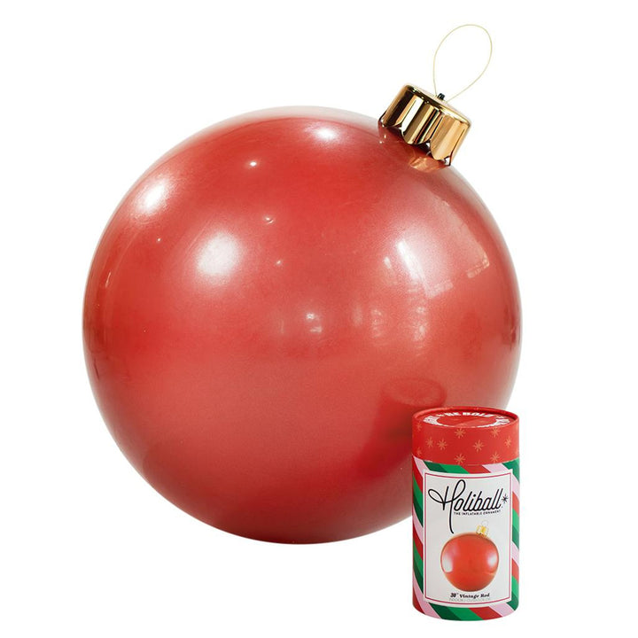 HOLIBALL- 30" VINTAGE RED INFLATABLE BALL